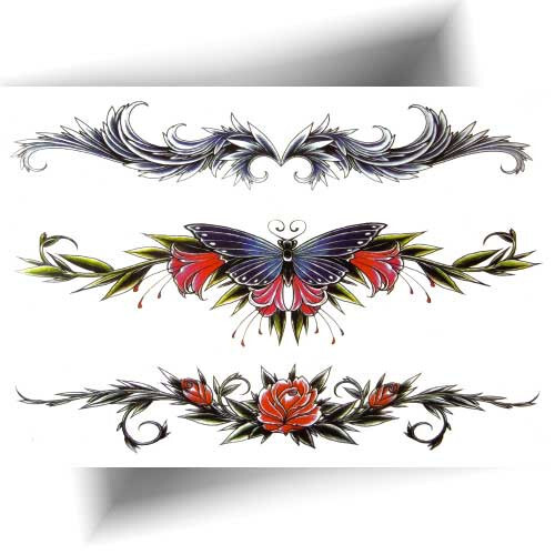 ►TATOUAGE TEMPORAIRE DOS SEXY - Tattoo éphémère bas du dos - Provisoire - Femme◄