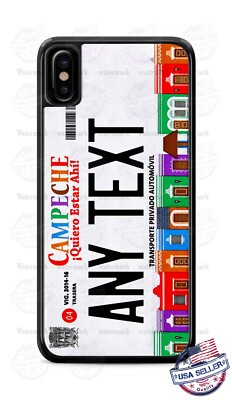 Mexico Campeche Auto License Plate Phone Case For Phone 14 Pro Max Samsung etc