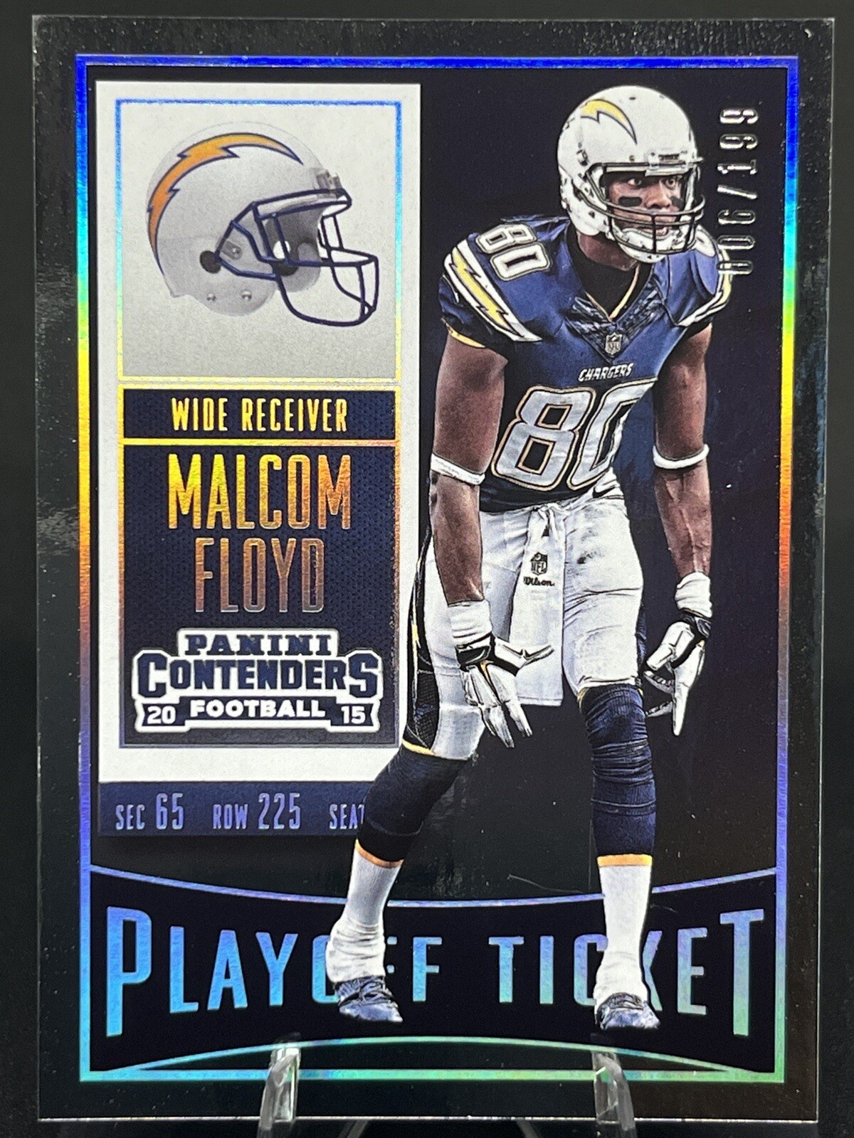 MALCOM FLOYD 2015 Panini Contenders PLAYOFF TICKET /199 San Diego Chargers #11