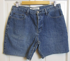 Express Button Fly Jean Shorts Womens 31" Waist 5-Pocket 35-34360