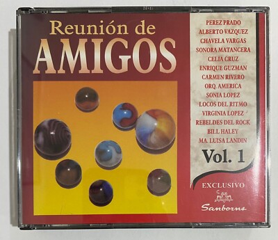 REUNION DE AMIGOS VOL. 1, FEAT. CHABELA VARGAS / LOCOS DEL RITMO, MEX. FOUR CD'S