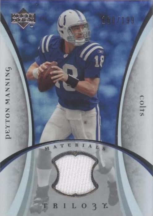 2007 Upper Deck Trilogy Peyton Manning #TM-PM - 1 of 2