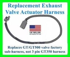 Fits Mustang Gt Gt500 Exhaust Valve Actuator Harness Wiring Connector Muffler