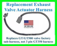 fits Mustang GT GT500 Exhaust Valve Actuator Harness Wiring Connector Muffler