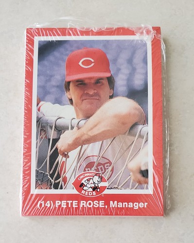 1988 Kahn's Cincinnati Reds Komplettsatz NEU VERSIEGELT Rose Larkin E Davis Rijo