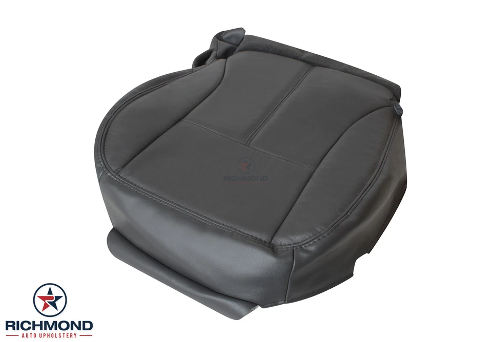 2005 GMC Canyon SLT Z71 运动型 - 司机侧底皮革座椅套深灰色 — 第 4/4 张图片