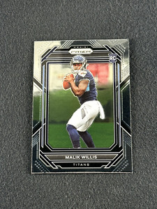 2022 Panini Prizm MALIK WILLIS Rookie Card RC #303 Tennessee Titans