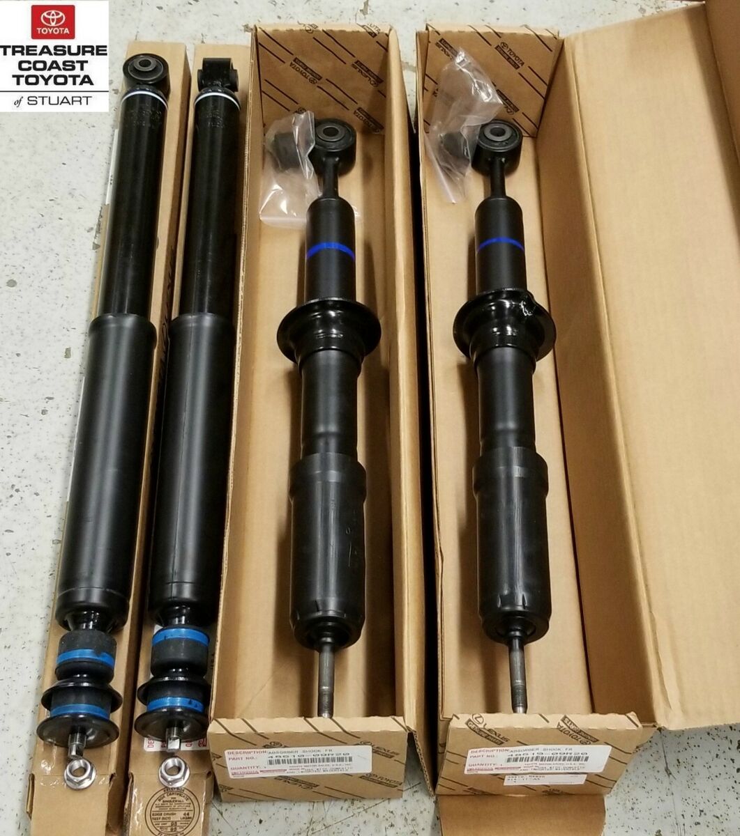 NEW OEM TOYOTA TUNDRA 07-13 FRONT & REAR SHOCKS 4PC SET | eBay NEW OEM TOYOTA TUNDRA 07-13 FRONT & REAR SHOCKS 4PC SET | eBay