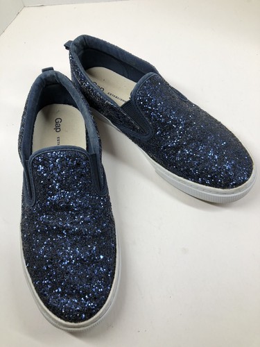 Blaue Glitzer Halbschuhe The Gap Gr. 5 Schuhe Galaxy Mädchen Glitzer Slipper - Bild 2 von 10