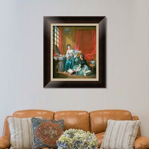 Framed Canvas Giclee Print The Modiste by Francois Boucher Wall Art Home Decor - Picture 6 of 11