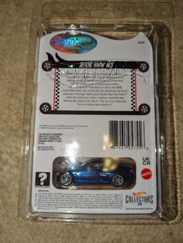 2021 Hot Wheels Rlc 2006 BMW M3 Azul Chip Bestia Bajo Serial # 790/30000 Nuevo - Imagen 3 de 4