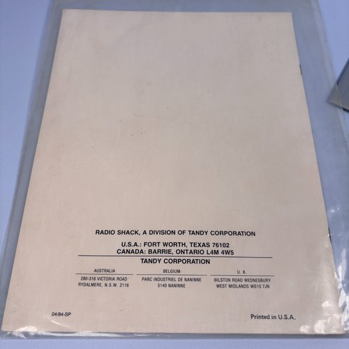 THE SANDS OF EGYPT RADIO SHACK TANDY TRS-80 COLOR COMPUTER GAME DISKETTE BOXED - Afbeelding 4 van 4