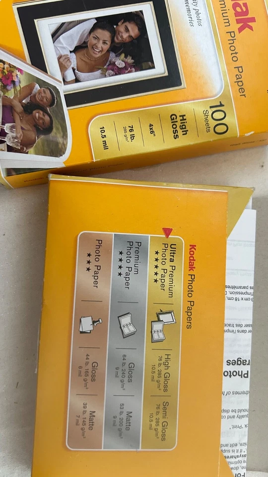 Papel Fotográfico Kodak Ultra Premium X2 Alto Brillo 4X6 200 HOJAS Foto 2 de 4