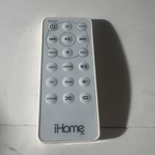 iHOME iPOD DOCK SYSTEM REMOTE CONTROL For iP9GENUINE, ORIGINAL White