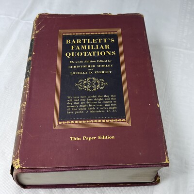 洋書 Familiar Quotations: A Collection of Pas Bartlett's Familiar Quotations : A Collection of Passages