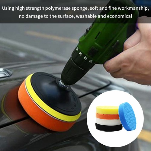 5PCS 125mm Hex Style Polishing Pads DA Orbital Rotary Polisher 5 inch P60-80 - Picture 8 of 18
