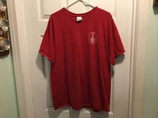 Black Water Rhythm & Blues Band Adult Red 2 Sided Tshirt Size XL by Gildan