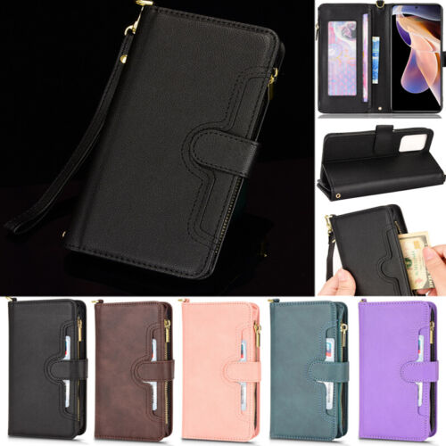 Zieepr Wallet Leather Flip Case Cover For Xiaomi Poco M5 Redmi Note 11S Note 10 - Picture 1 of 52