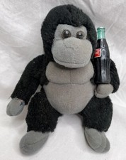 Vintage 1996 Coca-Cola Plush Stuffed Animal Gorilla Ape Monkey Used But Lovable 