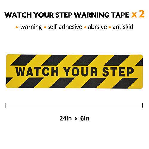 Watch Your Step Floor Decals Stickers 6x24 Inch Warning Sign Sticker Floor NEW - Picture 2 of 12
