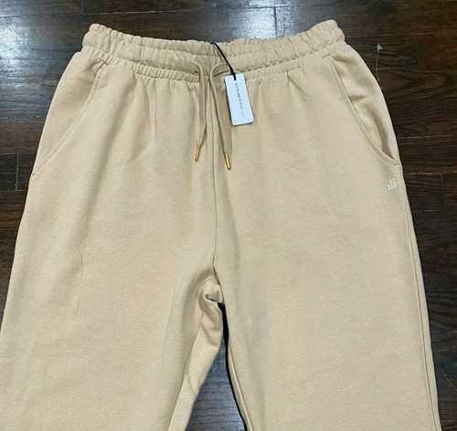 NWT! WeWoreWhat Cotton Jogger Sweatpants Women's Size L Tan Drawstring Waist - Picture 2 of 8