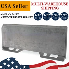 1/4" 5/16" 3/8" 1/2" Skid Steer Mount Plate Adapter Loader Quick Tach Attachment