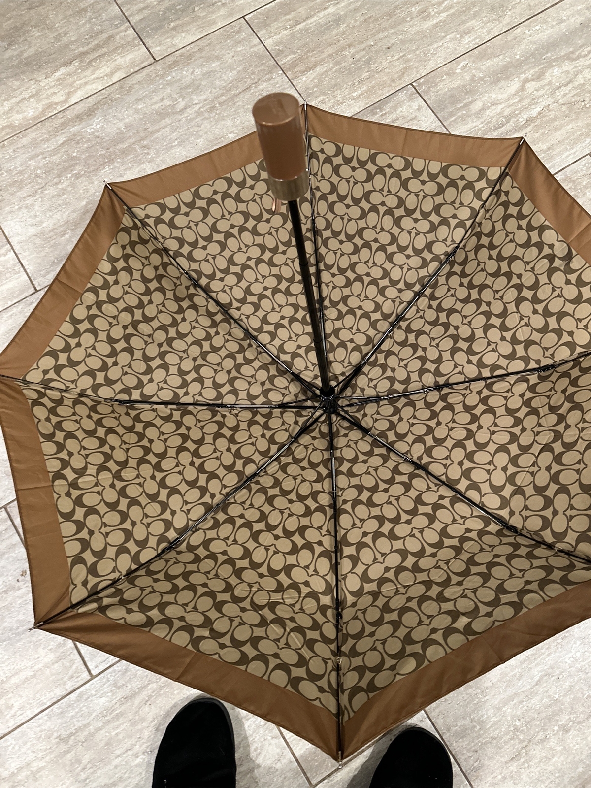 Coach Signature Umbrella eBay