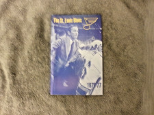 1976-77 ST LOUIS BLUES MEDIA GUIDE Yearbook BERNIE FEDERKO R 1977 EMILE FRANCIS