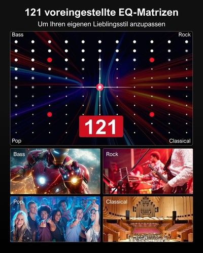 5.1 Surround Sound System, Soundbar für TV Geräte mit App Steuerung, 250W - Bild 6 von 10