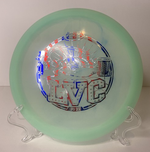 Innova LVC 2022 Color Glow Champion Eagle Blue Swirl w Flag Stamp 172 VERY RARE