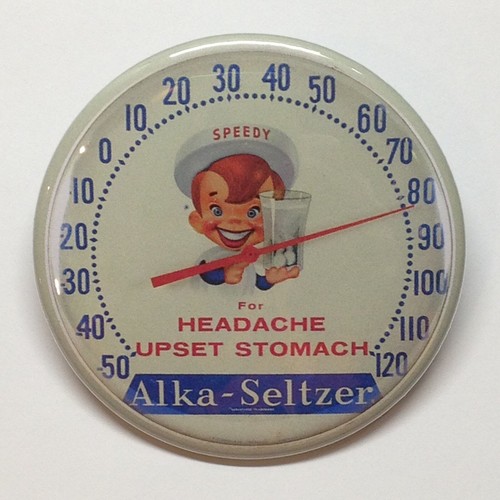 Speedy Alka Seltzer Werbung Taschenspiegel Vintage Style - Bild 1 von 2