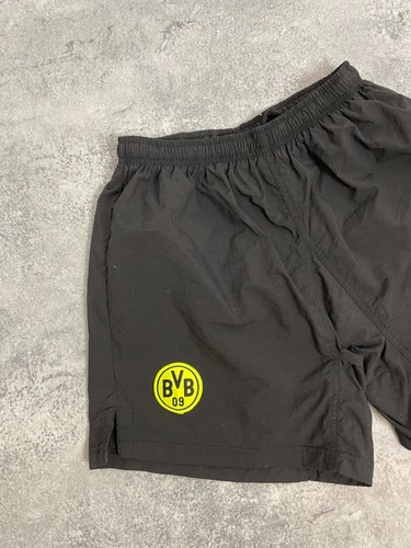 Nike Borrusia Dortmund 1995-1996 Home Football Shorts Size M - Picture 2 of 6