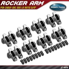 17-4PH Stainless Steel Rocker Arm for Chevy SBC 350 1.6 Ratio 3/8" Self-aligning
