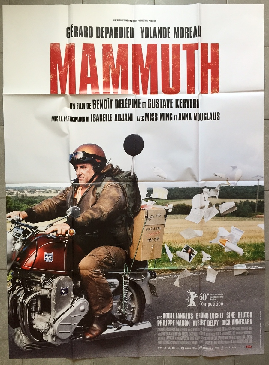 Locandina originale film Mammuth (2010) - Regia di Benoît Delépine, Gustave Kervern