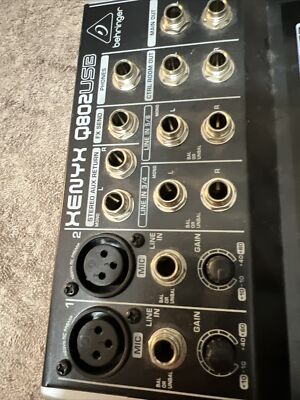 Behringer XENYX Q802USB 8-input 2-bus Mixer 4033653012201| eBay