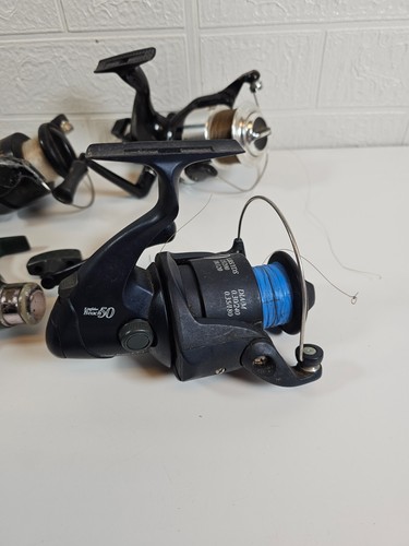 Paquete de carretes de pesca antiguos - loft genuino fino - repuestos o reparaciones - Imagen 2 de 13