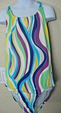 OLD NAVY - GIRLS XL - LINED NO BRA CUPS - ONE PIECE HALTER SWIM / BATHING SUIT