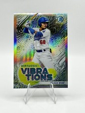 WILMAN DIAZ 2022 BOWMAN CHROME VIRTUOSIC VIBRATIONS Los Angeles Dodgers #Vv-12