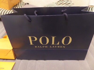 5 ORIGINAL 100% Packing Paper Bags POLO TUMI LOUIS VUITTON Good condition