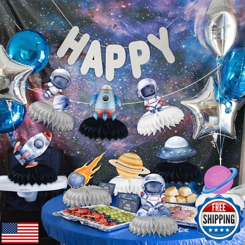 9 Pcs Space Centerpieces for Tables Space Birthday Decorations Space Themed P - Picture 4 of 5