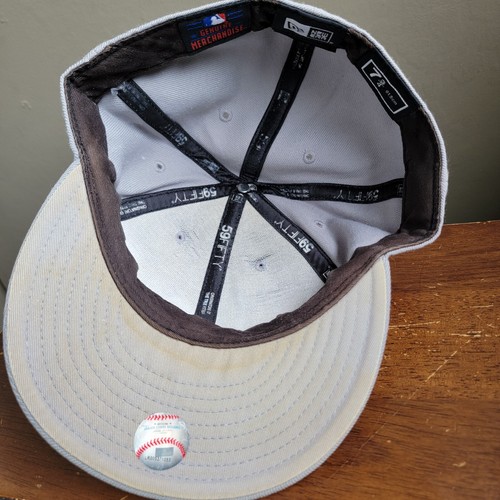 New York Yankees Mütze Baseball Cap Fitted 73/4 New Era 59Fifty MLB NYY grau - Bild 7 von 13