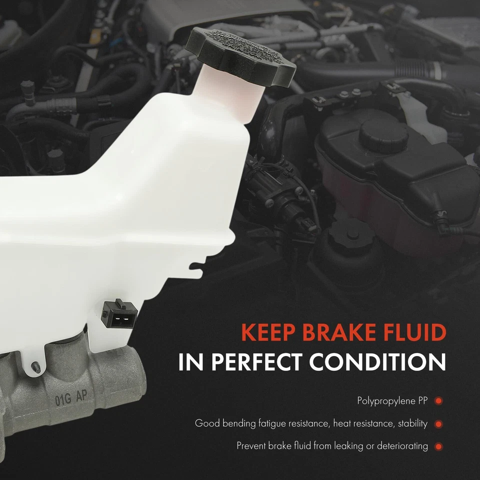 Cilindro mestre de freio com reservatório e sensor para Hyundai Sonata Kia Optima 16-19 - Imagem 3 de 4