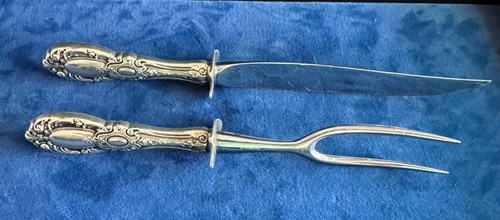 Vintage King Richard By Towle Sterling Silver Roast Carving Set, 2-Piece - Picture 3 of 4