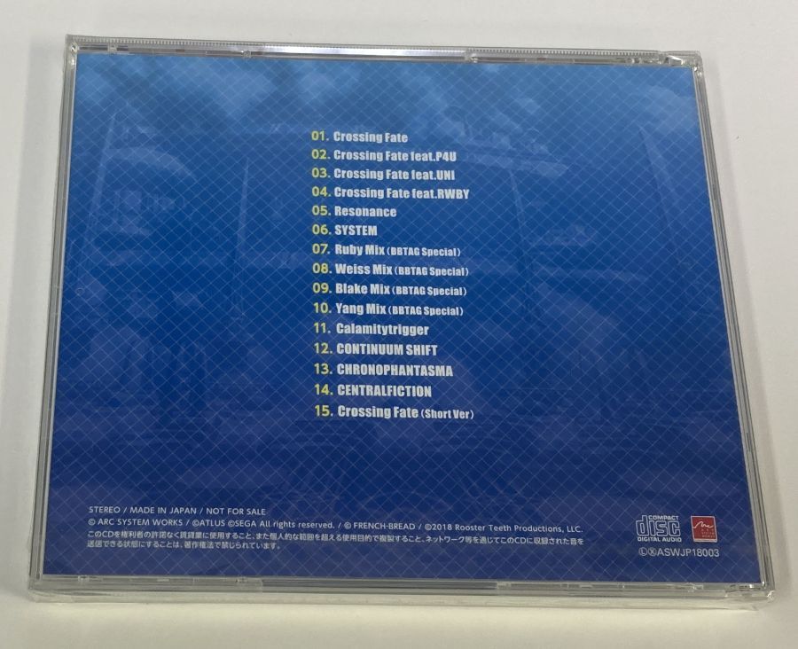 Game Music CD Blazblue Cross Tag Battle Original Soundtrack