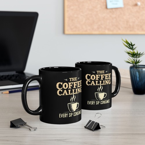 The Coffee Calling Every Sip Consumes Tasse Gothic Liebhaber Design (11 Unzen & 15 oz.) - Bild 7 von 12