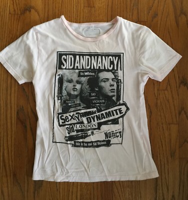 VTG SEXY DYNAMITE LONDON Sid & Nancy Punk T Shirt Japan Sz XS | eBay