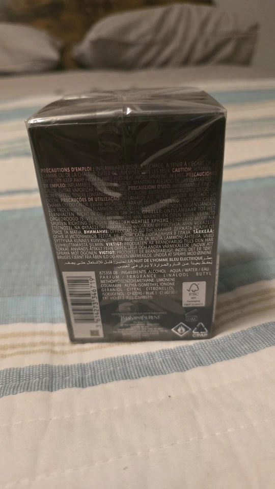 YSL Yves Saint Laurent La Nuit De L'Homme Bleu Électrique 100ml (Discontinued) - Image 2 of 4