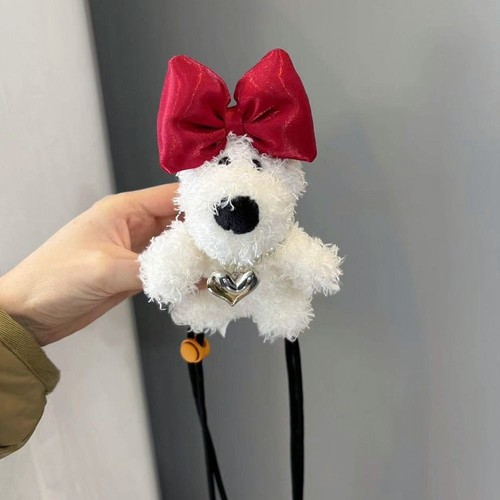 Cartoon Puppy Plush Doll Phone Lanyard Portable Anti Loss Safety Strap - Photo 11 sur 19