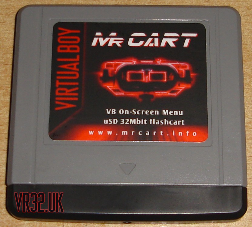 NINTENDO VIRTUAL BOY MrCART 32MBIT MULTI CARRO JUEGO CARTUCHO RARO TOTALMENTE FUNCIONAL