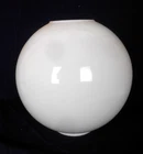 ANTIQUE VICTORIAN MILK GLASS OIL LAMP BALL SHADE